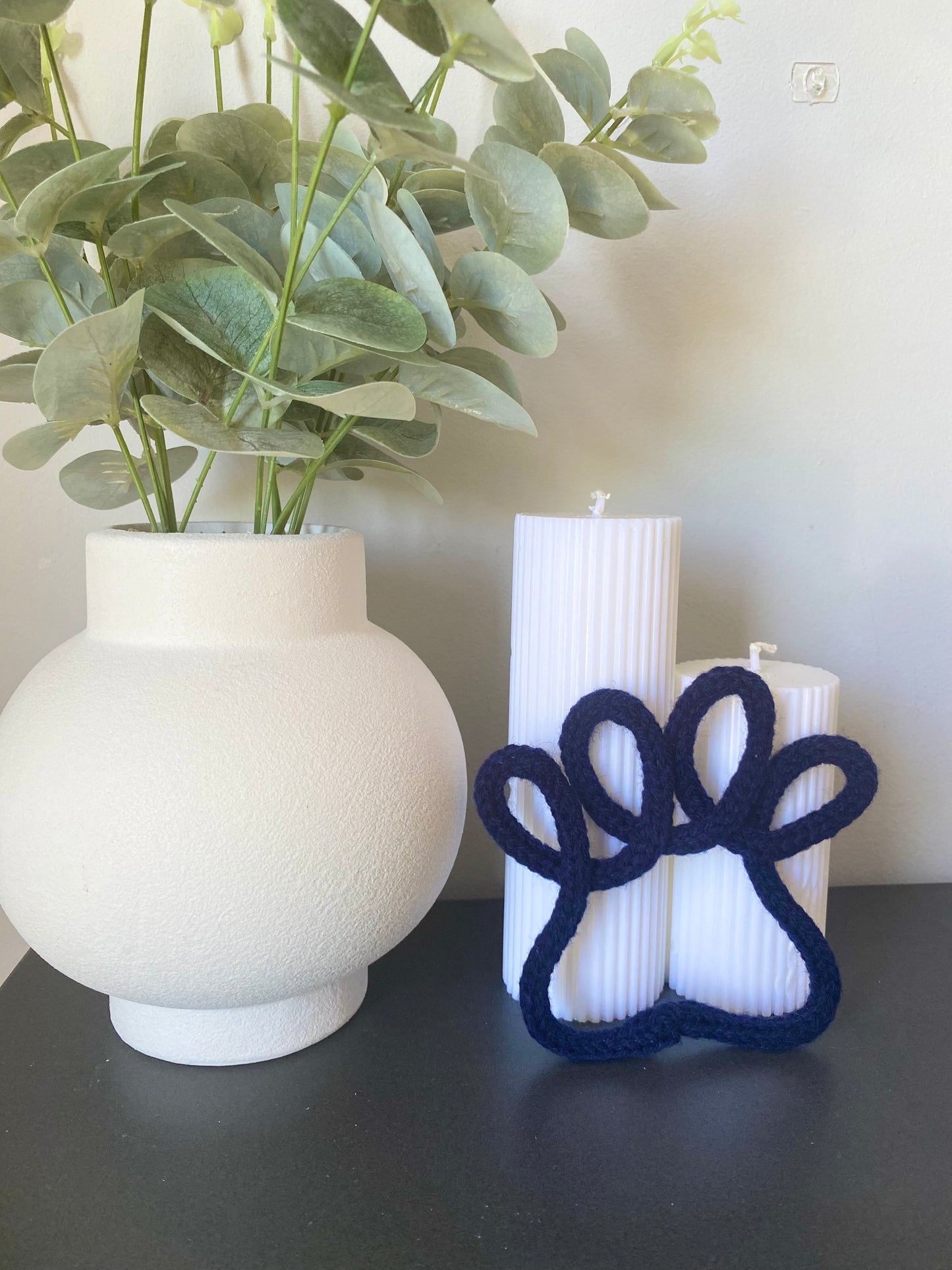 Knitted Paw Print
