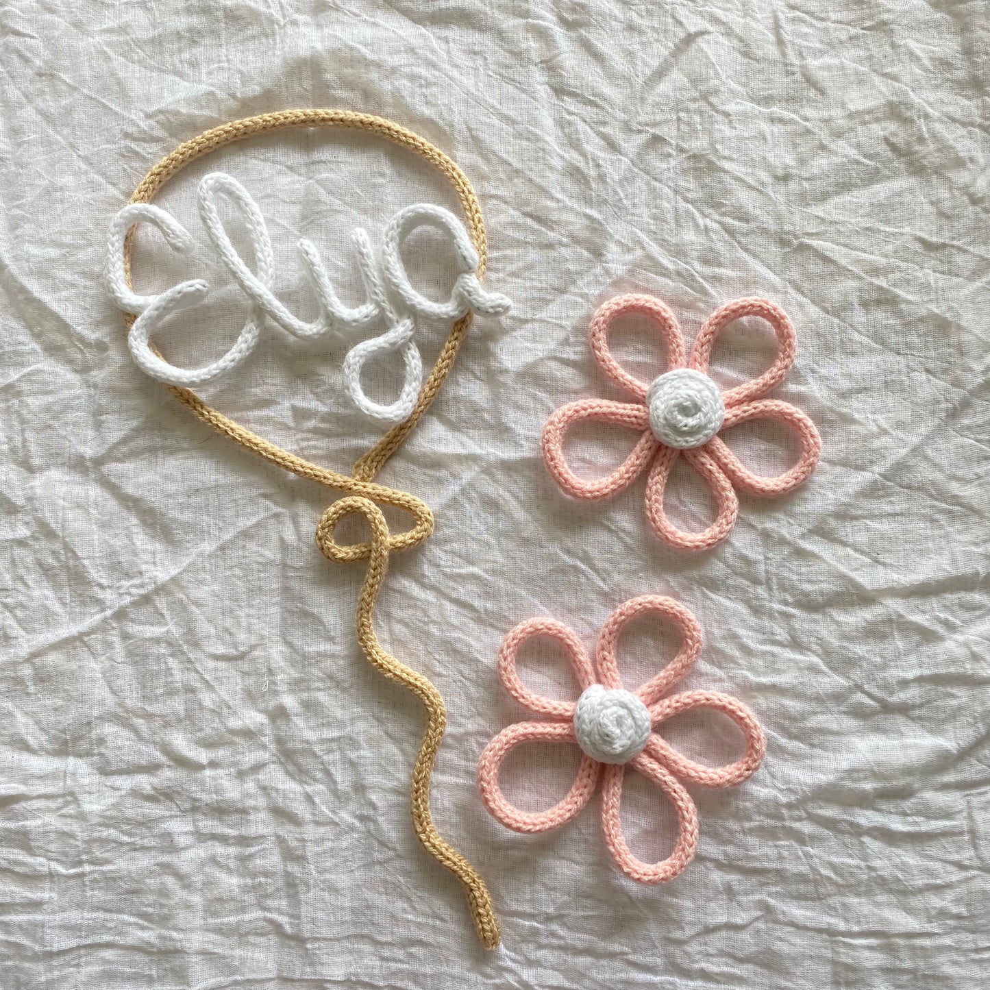 Personalised Knitted Balloons