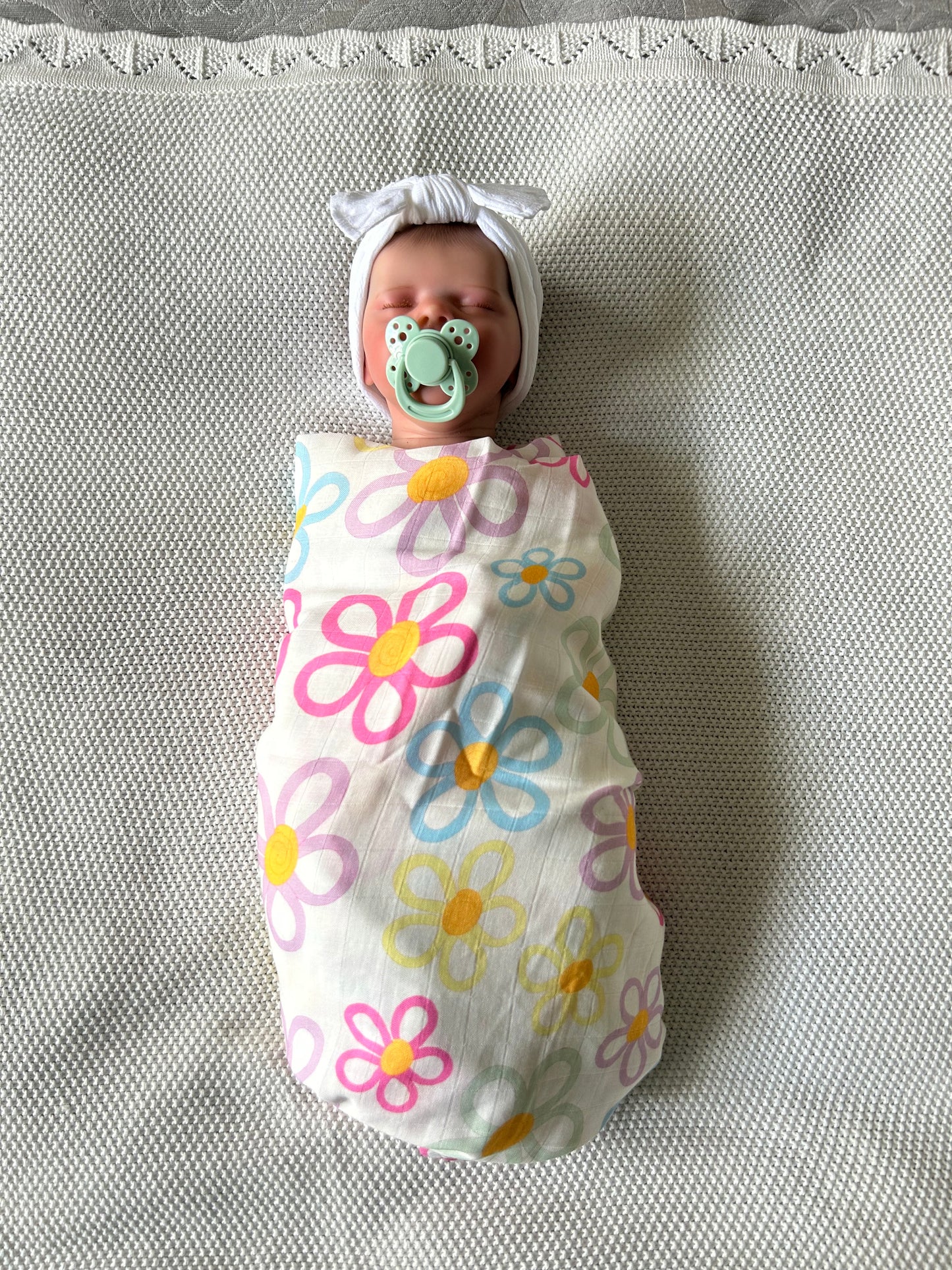 Daisy Muslin Swaddle