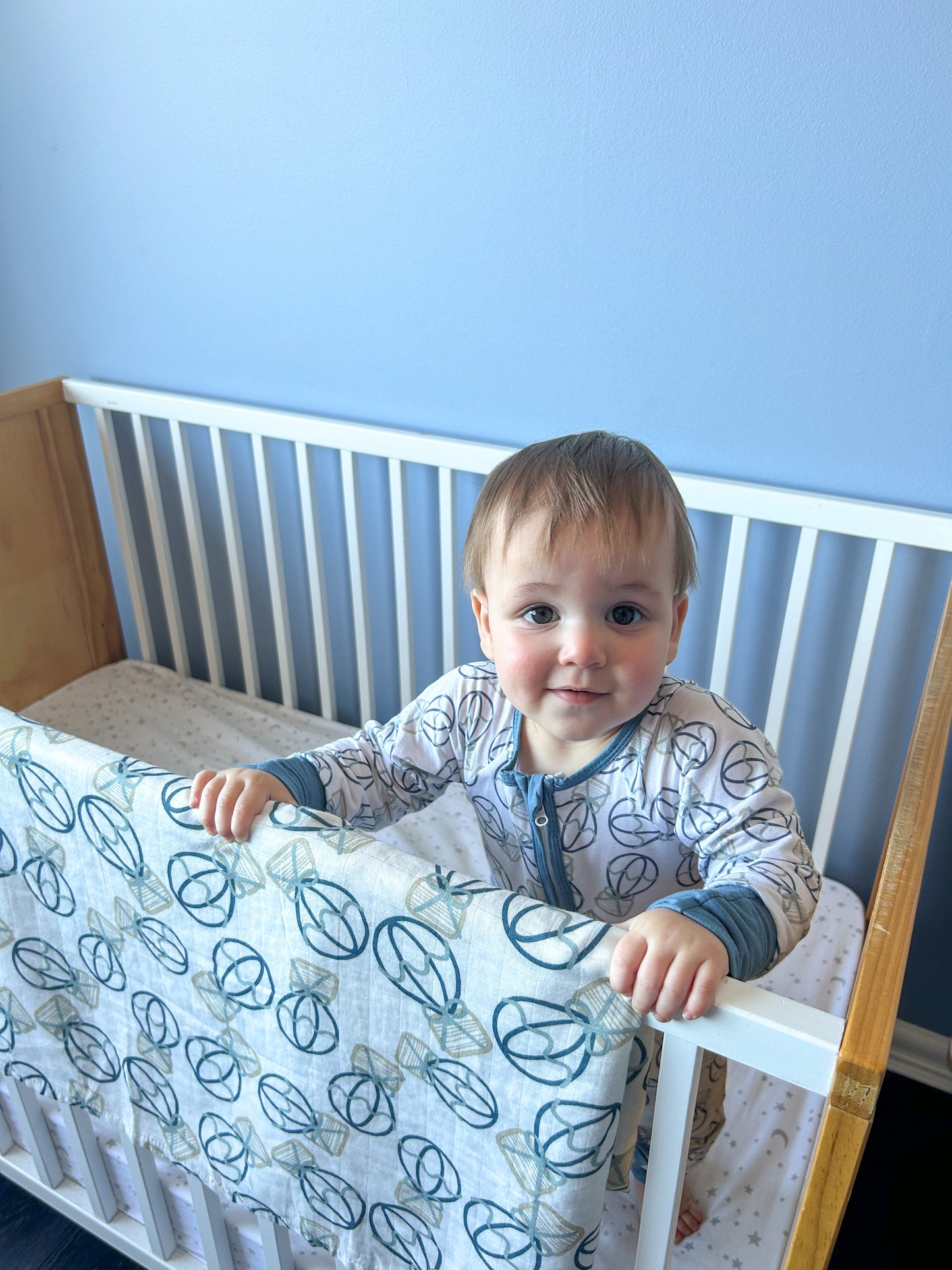 Hot Air Balloon Muslin Swaddle