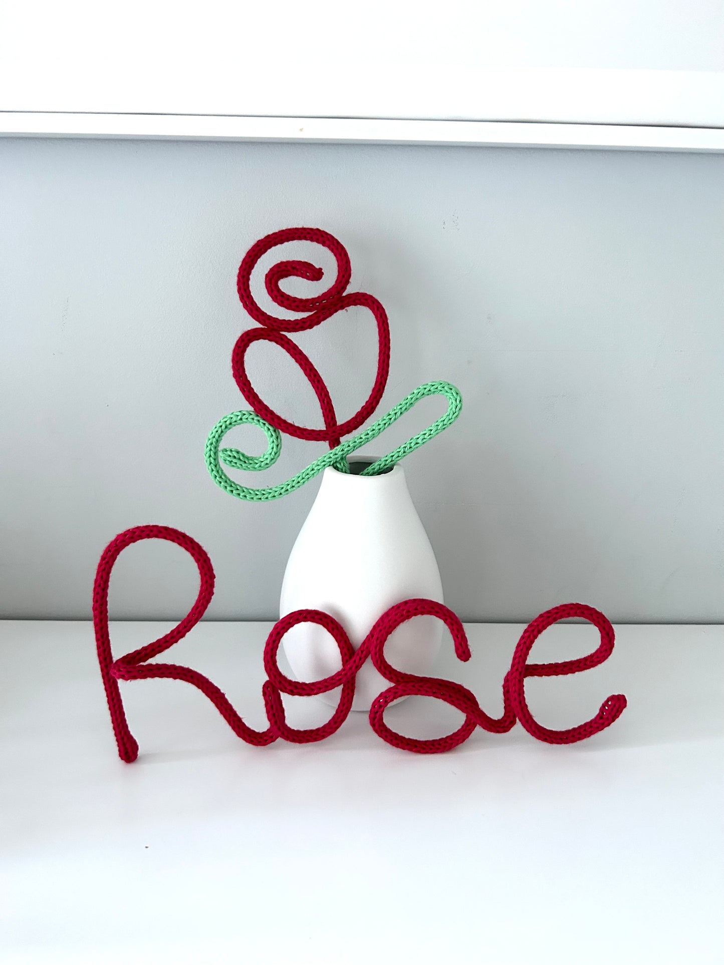 Knitted Rose