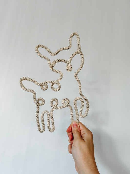 Knitted Woodland Deer