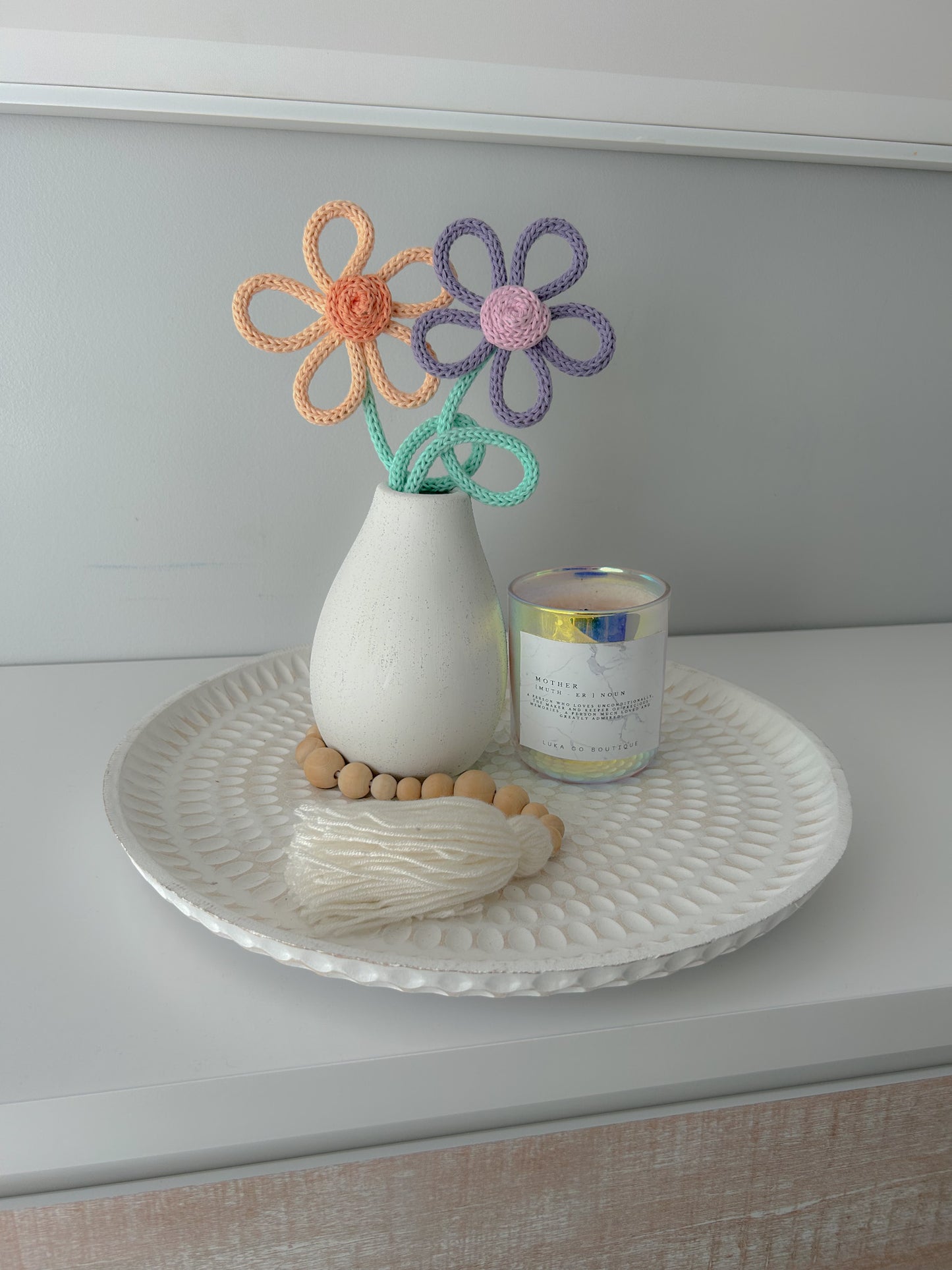 Flower & Vase Set