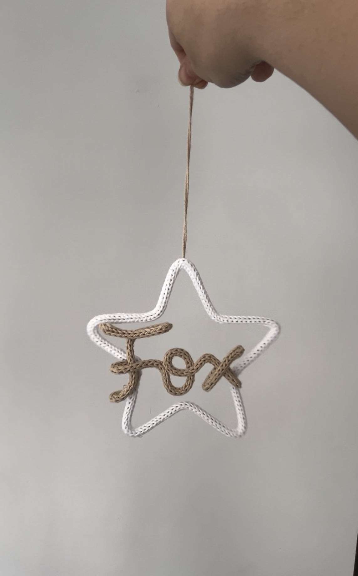 Personalised Star Ornament