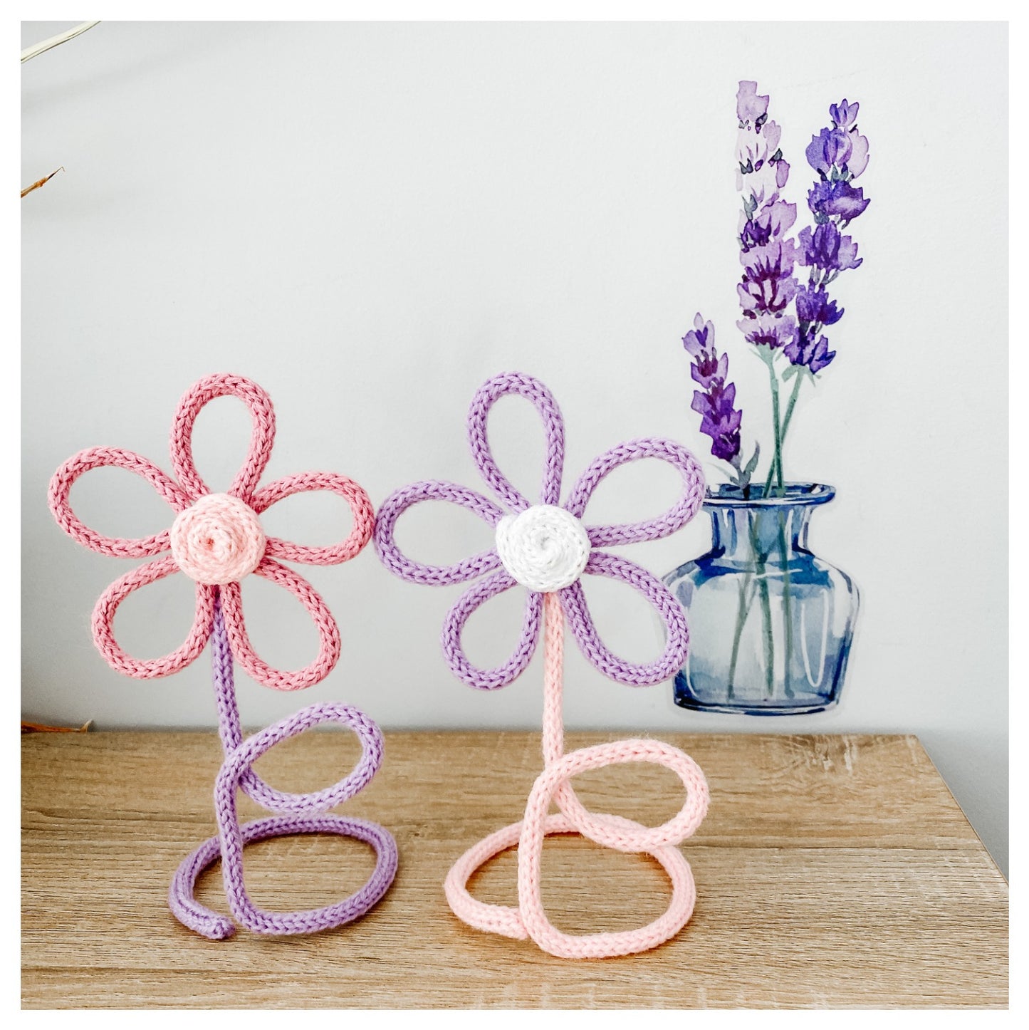 Knitted Standup Flowers