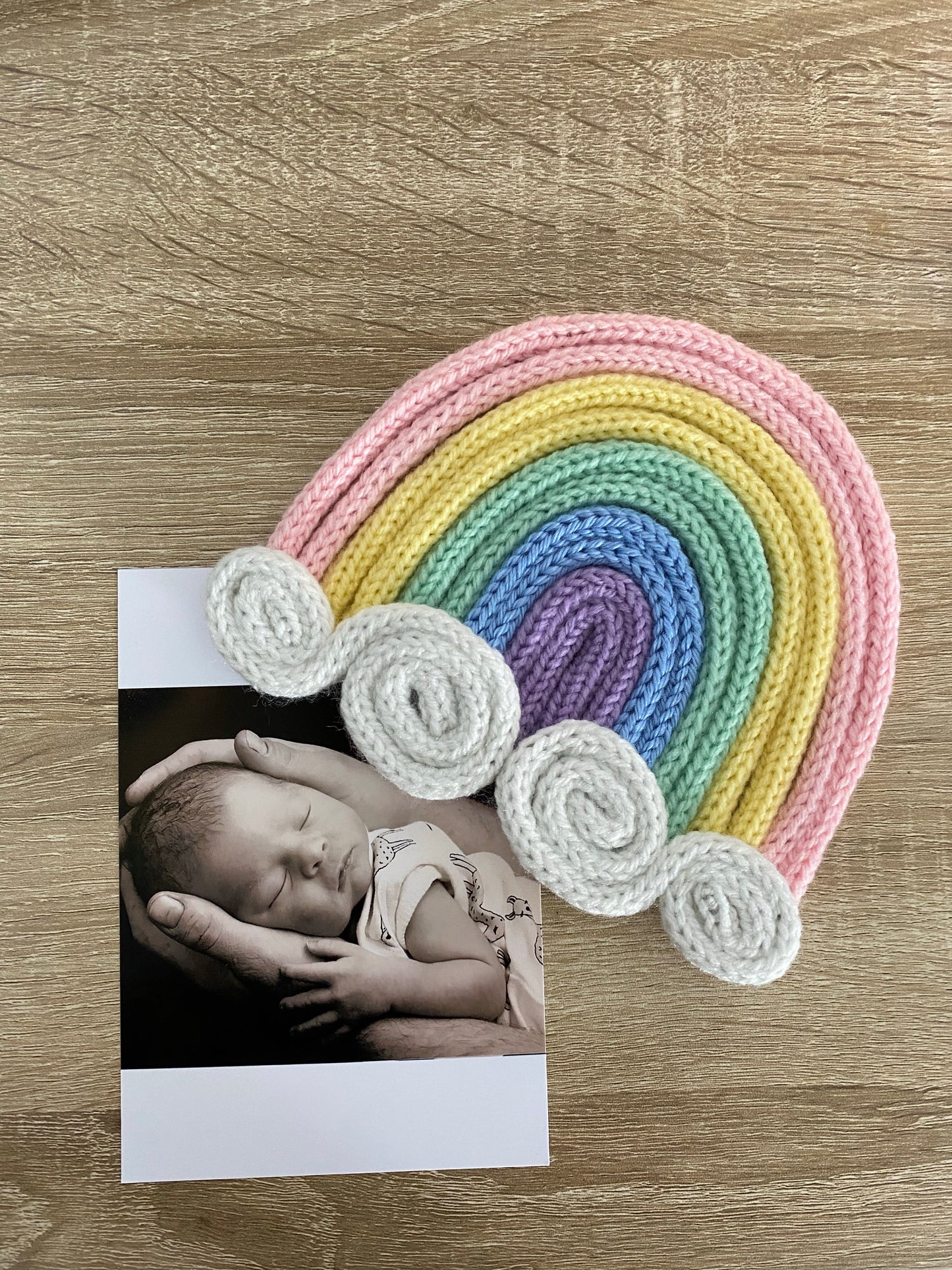 Knitted Pastel Rainbow