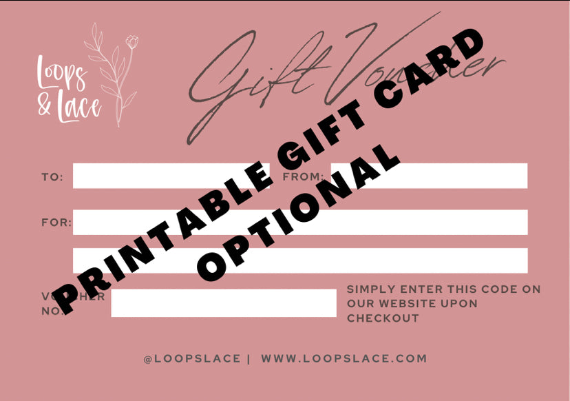 Loops & Lace Gift Card