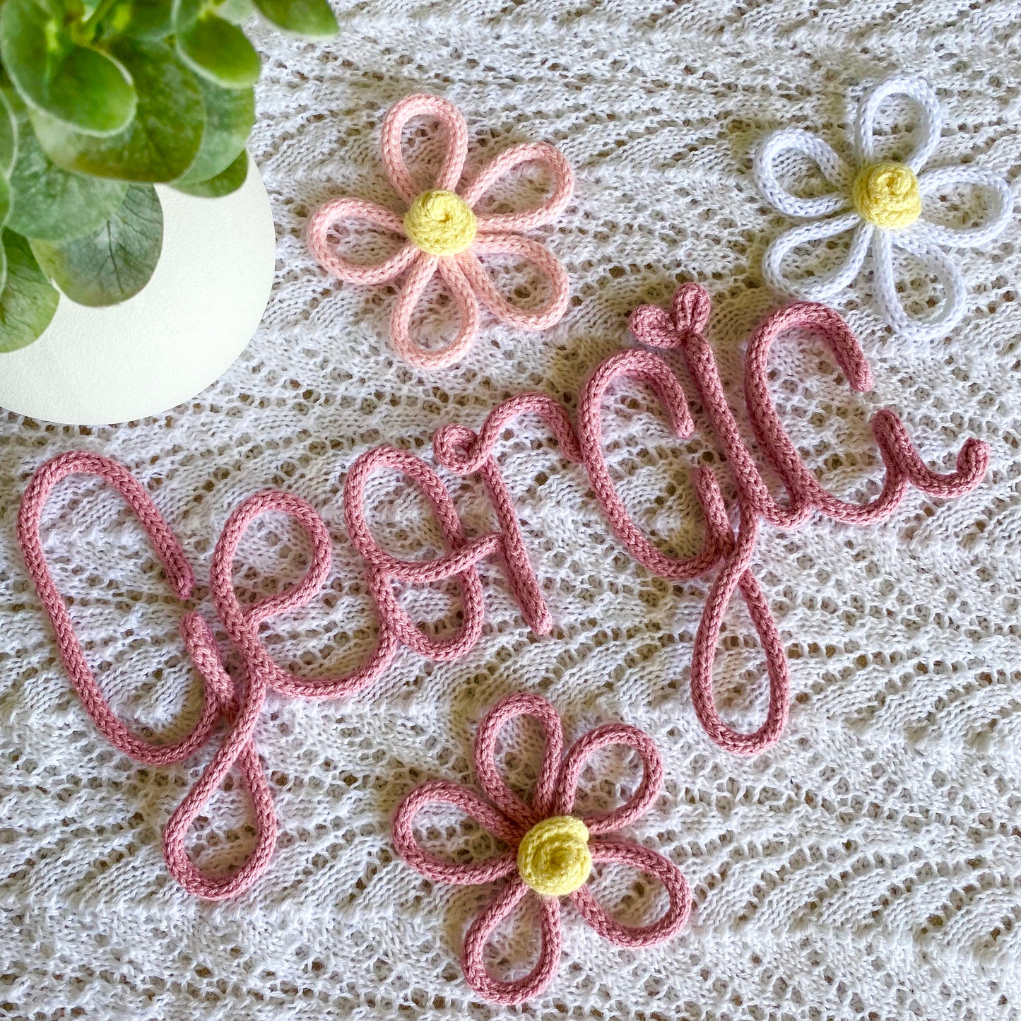 Knitted Names & Words